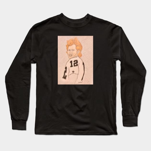 Los Angeles Raiders QB Todd Marinovich! Long Sleeve T-Shirt by Jimmy Bob Wheels